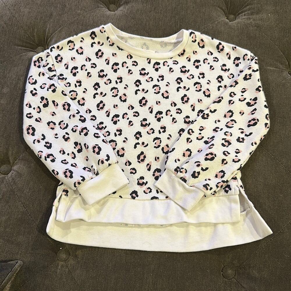 Tucker & Tate leopard sweatshirt size 5